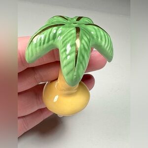 Nora Fleming "In The Breeze" Palm Tree Mini Charm Gold Leaf Paint (A29) Exc Cd!